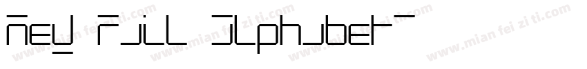 New Rail Alphabet字体转换